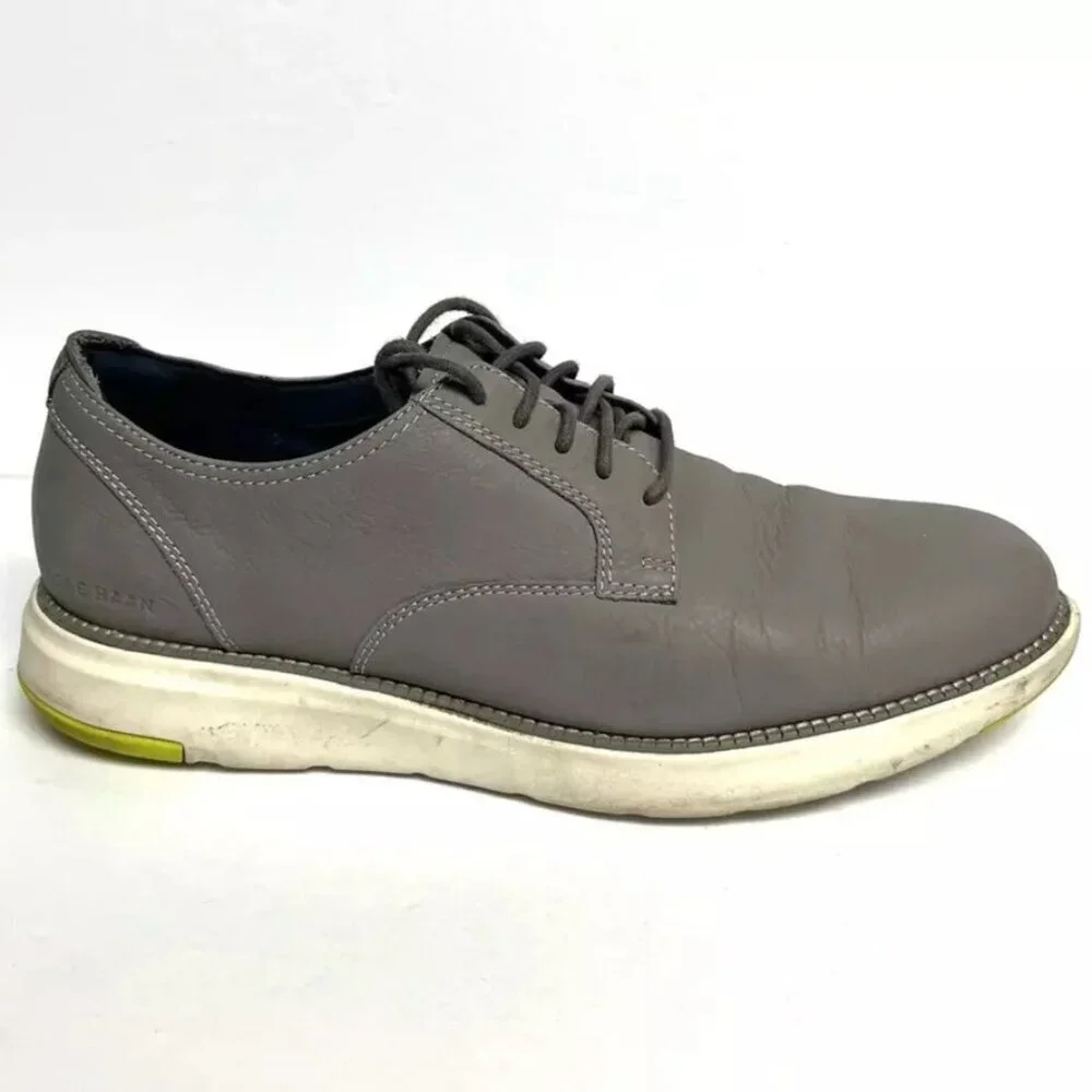 Cole Haan Men's Grand Atlantic Oxford Gray Nubuck, Size 11 M